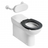 Contour 21+ 75cm Projection Back to Wall Rimless WC Suite